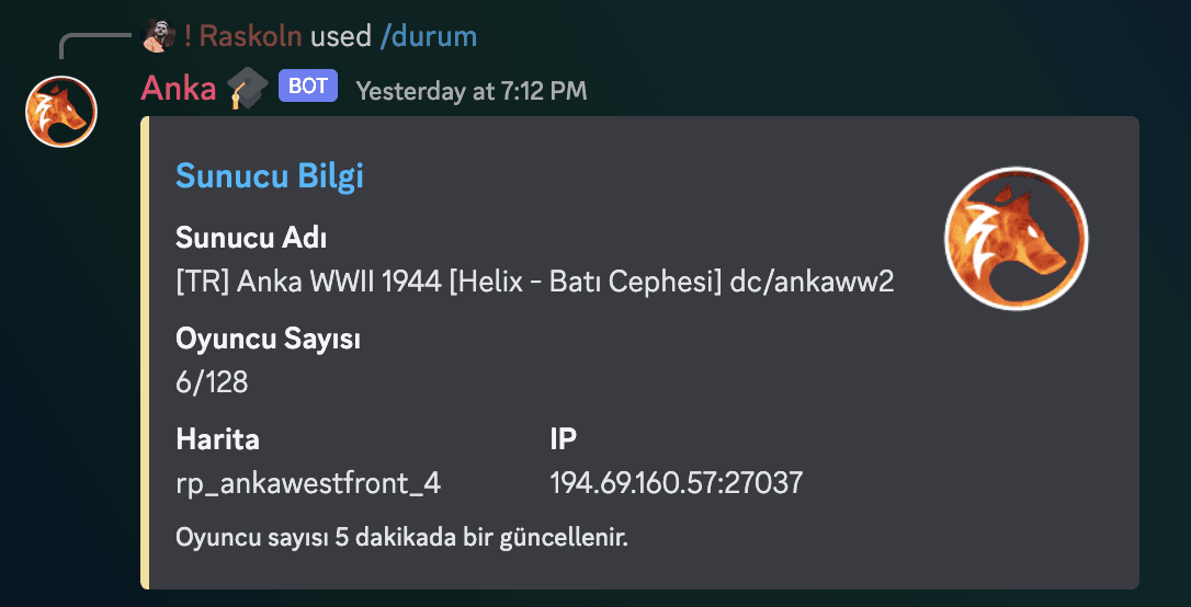 Anka Discord BOT