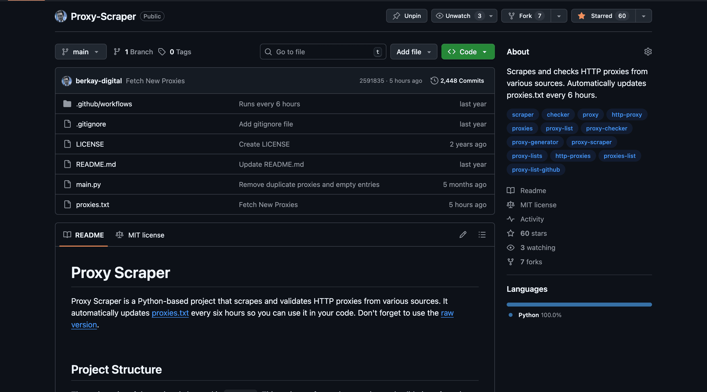 Proxy Scraper